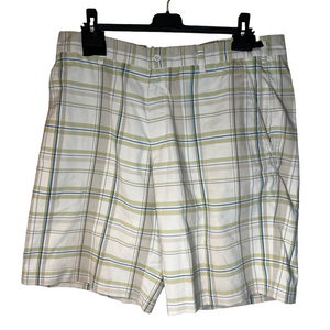 Nike Golf FitDry Men's White and Green Shorts Size 36